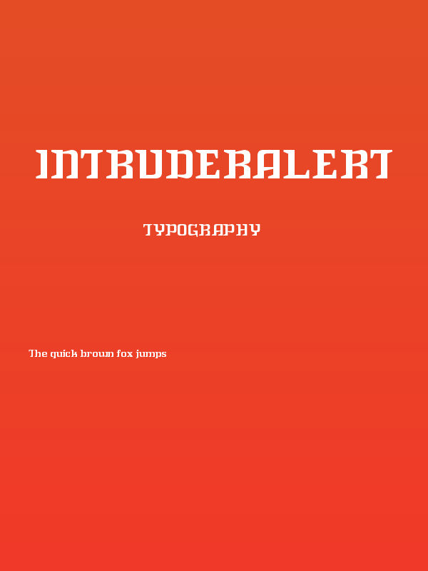 IntruderAlert Poster