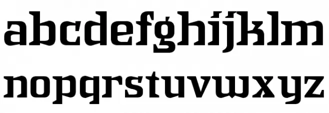 IntruderAlert Font LOWERCASE