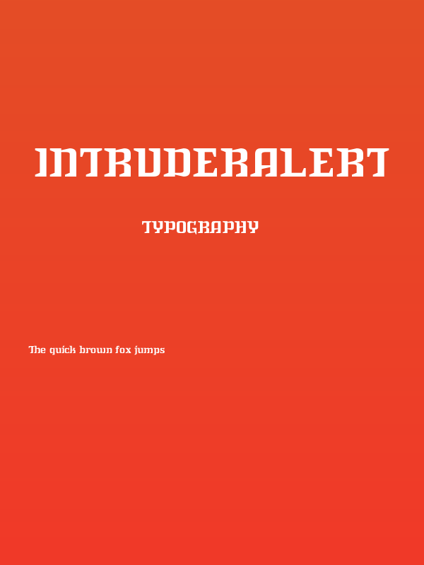 IntruderAlert Poster