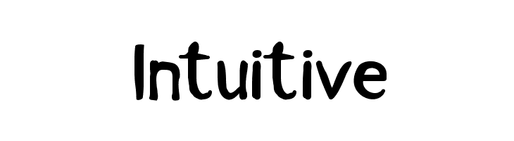 Intuitive  Free Fonts Download