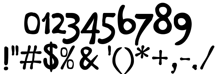 Intuitive Font OTHER CHARS