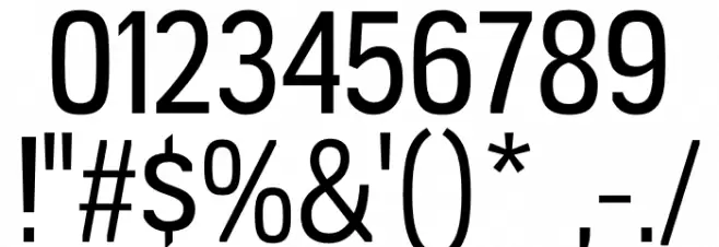 Inubozaki Gothic Font OTHER CHARS