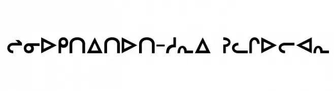 Inuktitut-Sri Regular  フリーフォントのダウンロード