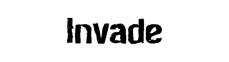 Invade  Frei Schriftart Herunterladen