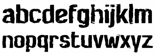 Invade Font Litere mici