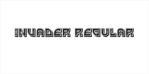 Invader Regular Logo