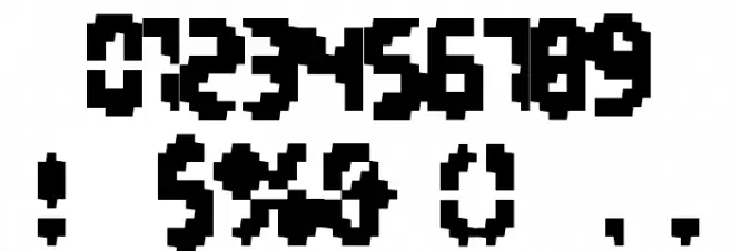 Invaders Part Two Font OTHER CHARS