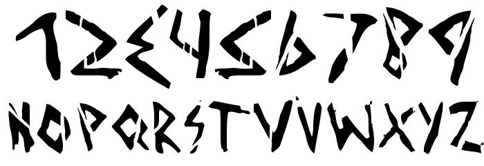 Invaders must die Font OTHER CHARS