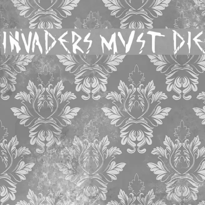 Invaders must die Font examples