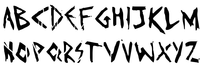 Invaders must die Font LOWERCASE