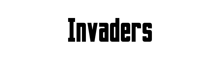 Invaders  Descarca Fonturi Gratis
