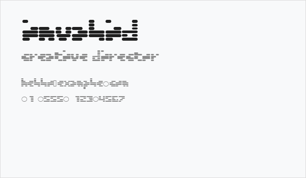 Invalid Business Card