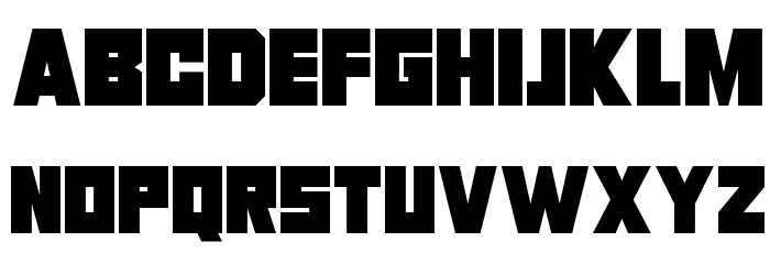 Invasion 2028 Font LOWERCASE