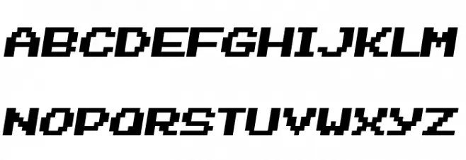 Invasion2000 Schriftart Groß