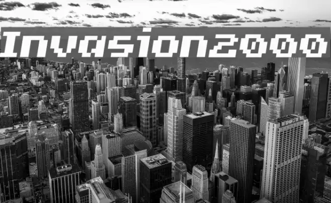 Invasion2000 फ़ॉन्ट examples