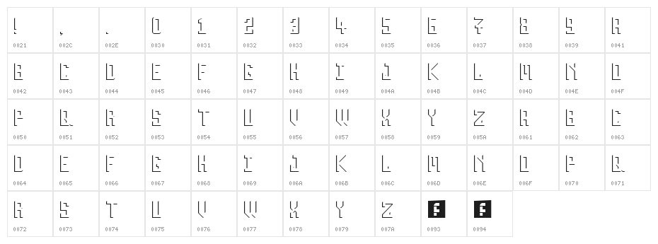Inverse Character Map