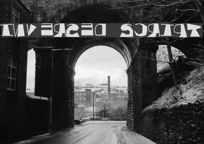 Inversed Script Font examples