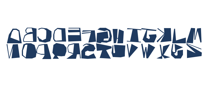 Inversed Script Lowercase