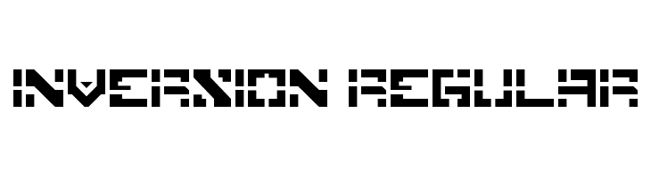 Inversion Regular  Free Fonts Download