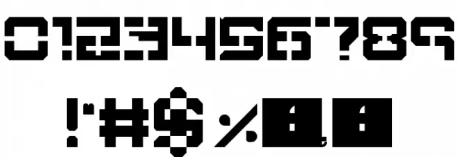 Inversion Regular Font OTHER CHARS
