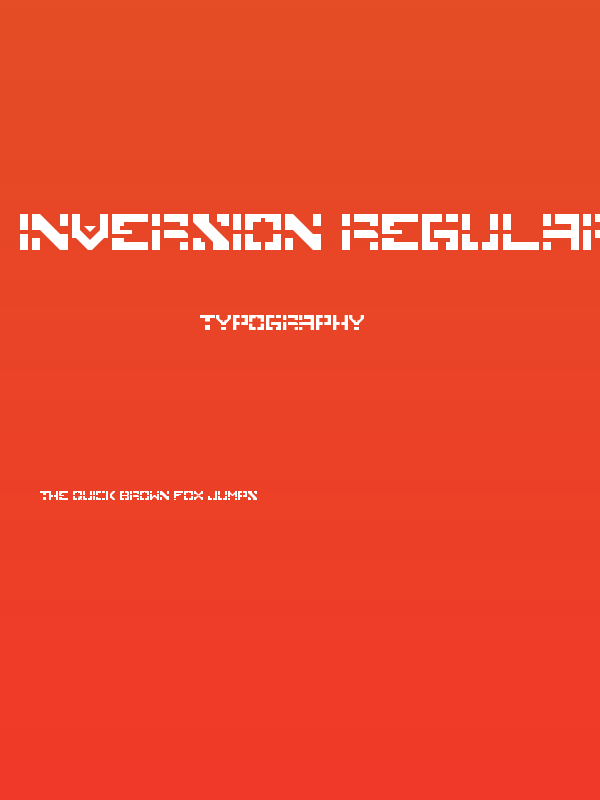 Inversion Regular Poster