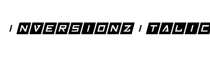 Inversionz Italic  لخطوط تنزيل