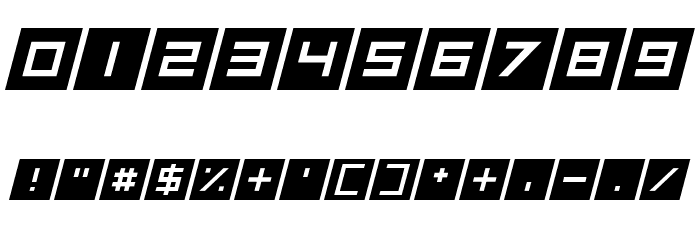 Inversionz Italic Font OTHER CHARS
