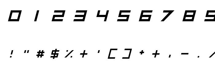 Inversionz Unboxed Italic Font OTHER CHARS