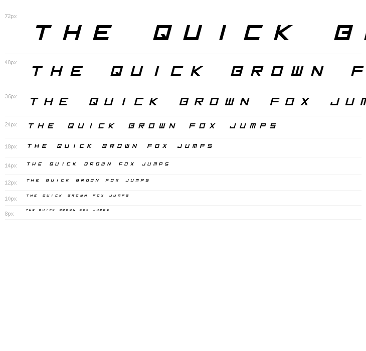 Inversionz Unboxed Italic Waterfall