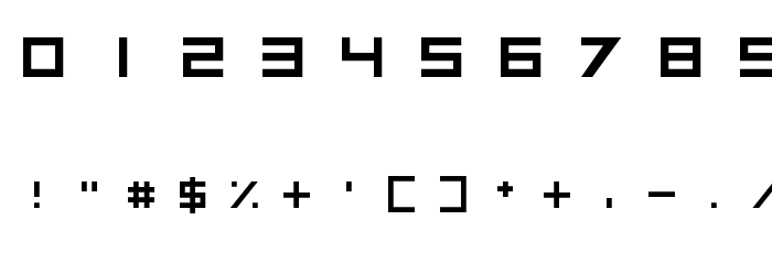 Inversionz Unboxed Font OTHER CHARS