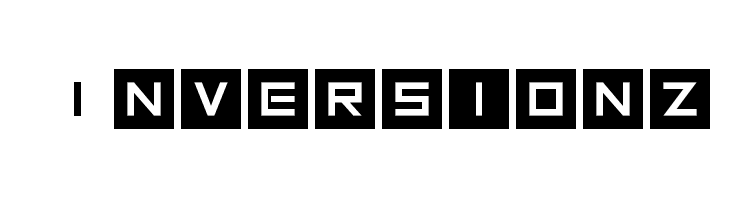 Inversionz  Frei Schriftart Herunterladen
