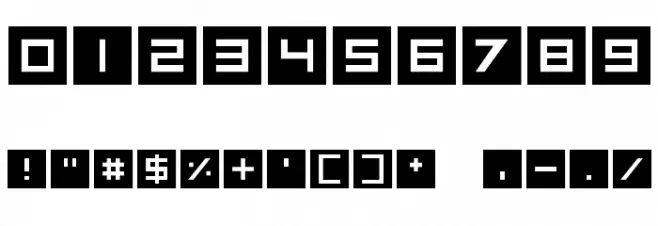 Inversionz Font OTHER CHARS