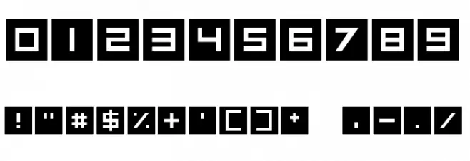 Inversionz Font OTHER CHARS