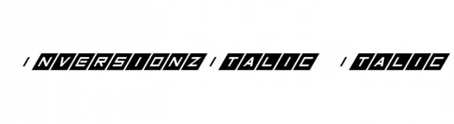 InversionzItalic Italic  Frei Schriftart Herunterladen