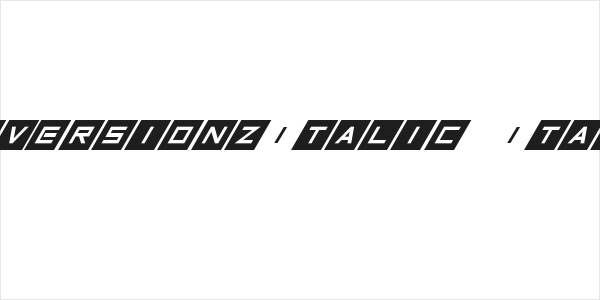InversionzItalic Italic Logo