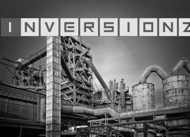 Inversionz Font examples