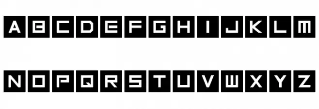 Inversionz Font LOWERCASE