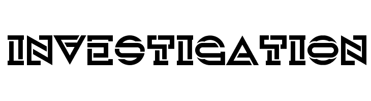 Investigation Font