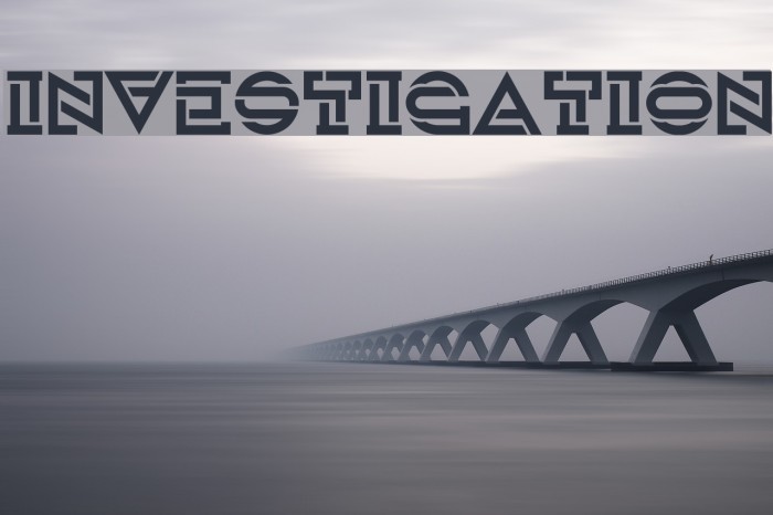 Investigation Font examples