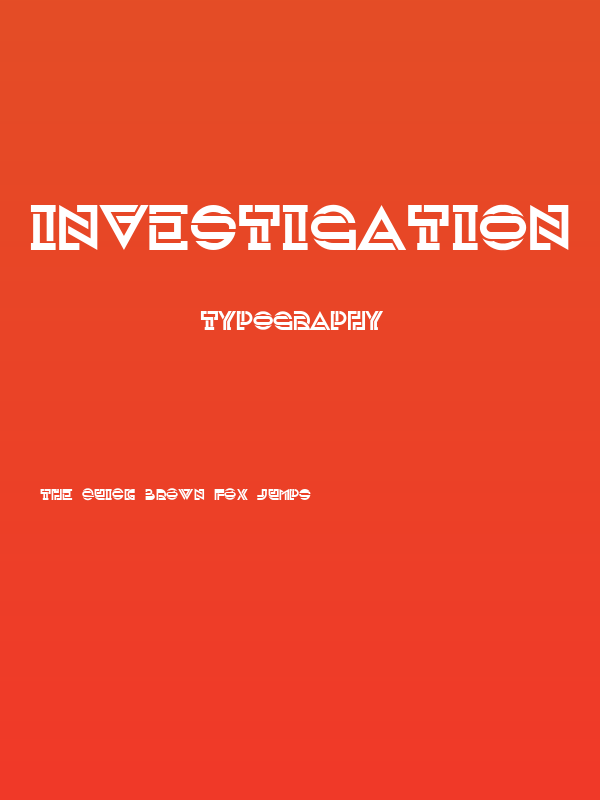 Investigation Poster