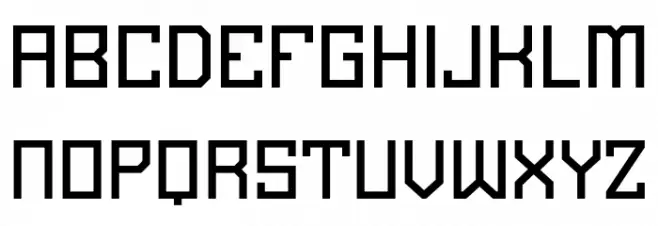 Invincible Regular Schriftart Groß