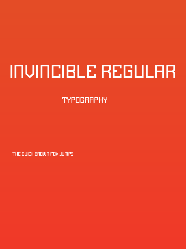Invincible Regular Poster