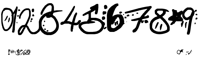 Invisible Horizons Font OTHER CHARS