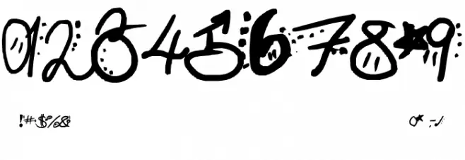 Invisible Horizons Font OTHER CHARS