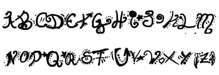 Invisible Horizons Font LOWERCASE