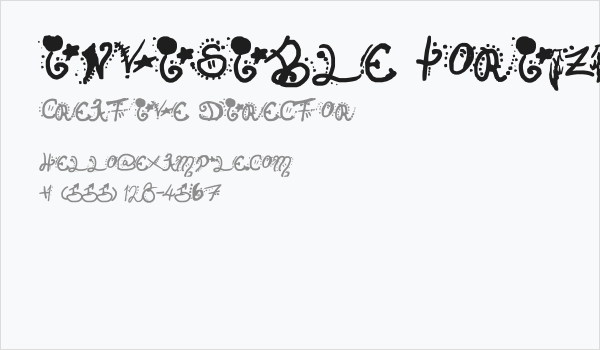 Invisible Horizons Business Card