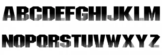 InvisibleKiller Schriftart Groß