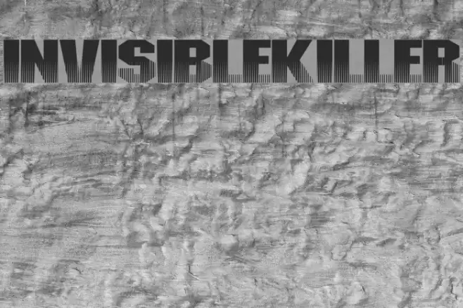 InvisibleKiller फ़ॉन्ट examples