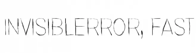 Invisiblerror, Fast  Fuentes Gratis Descargar