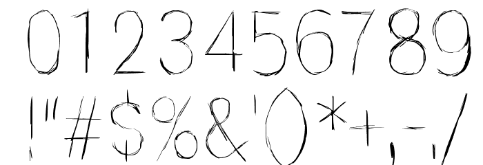 Invisiblerror, Fast Font OTHER CHARS